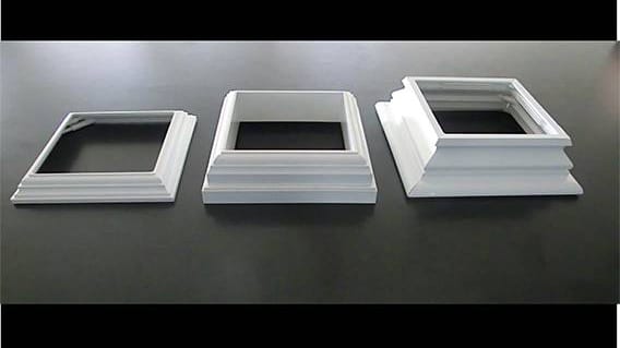 Pvc Railing Flange Vinyl Railing - Trost Plastics: Fence & Deck Company